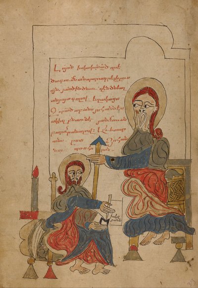 Saint John the Evangelist Dictating by Unbekannt Unbekannt
